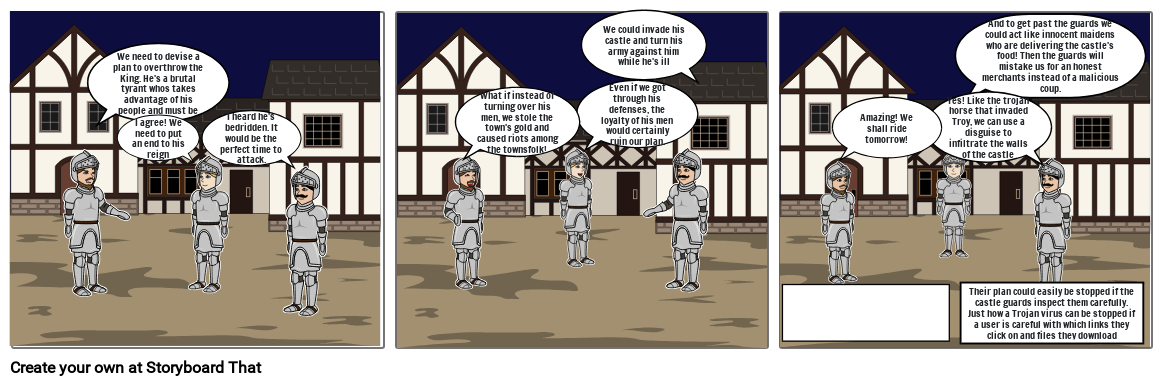 CSP Trojan Comic Storyboard por 4db4e5ac