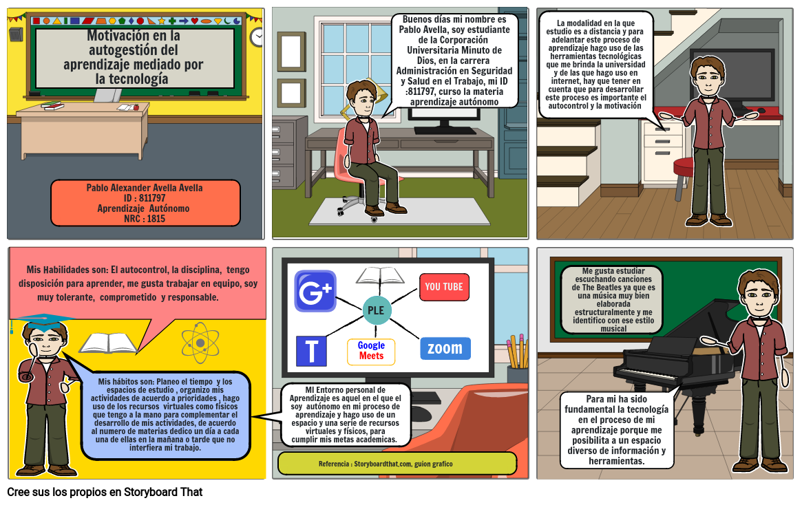 Aprendizaje Autónomo Guion Grafico Storyboard By 4decfe0b 7736