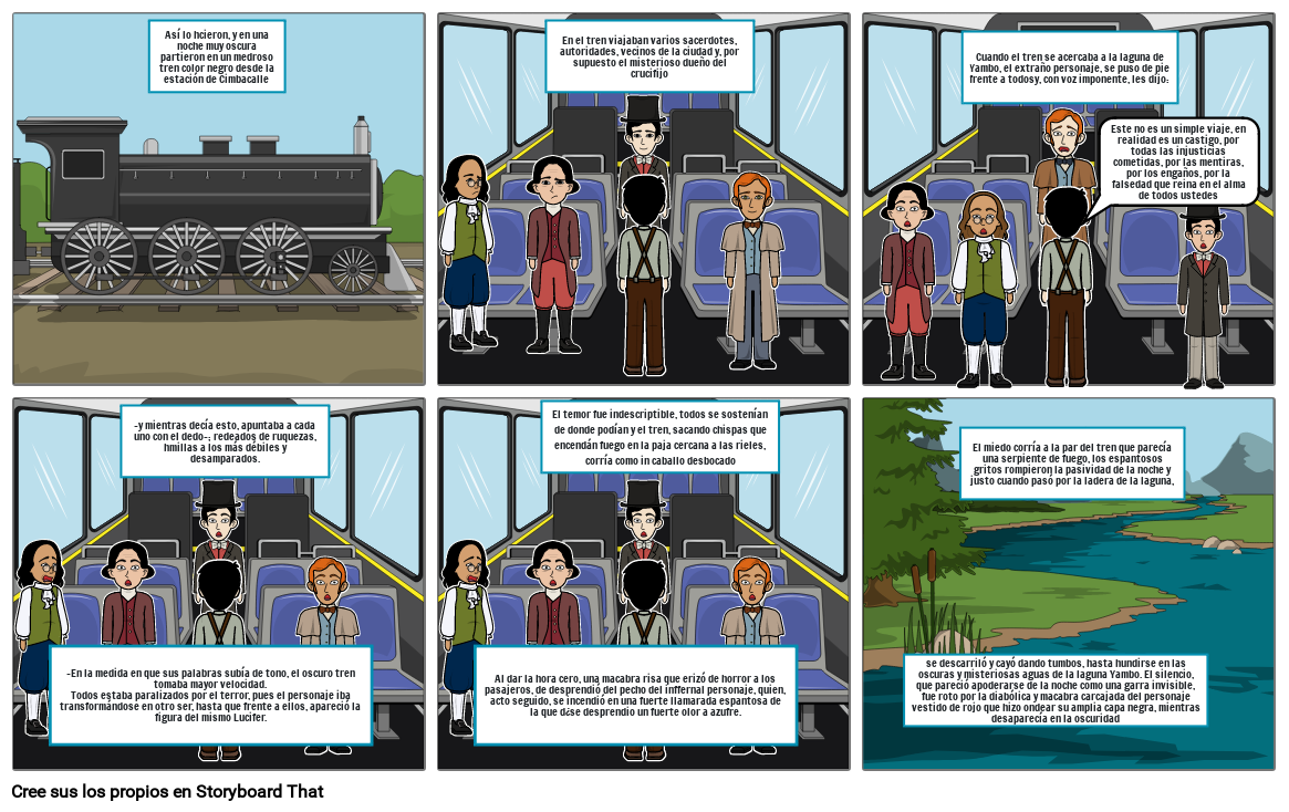 EL TREN MALDITO Storyboard by 4df36f46