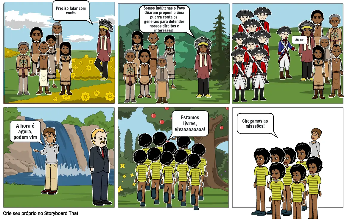 guerra guaranitica Storyboard by 4e5f7b3a