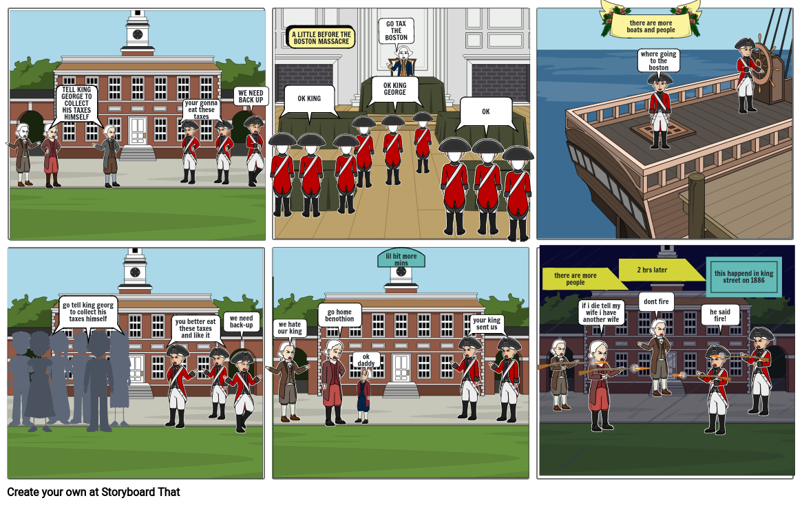 AMERICAN REVOLUTION Storyboard by 4e78259f