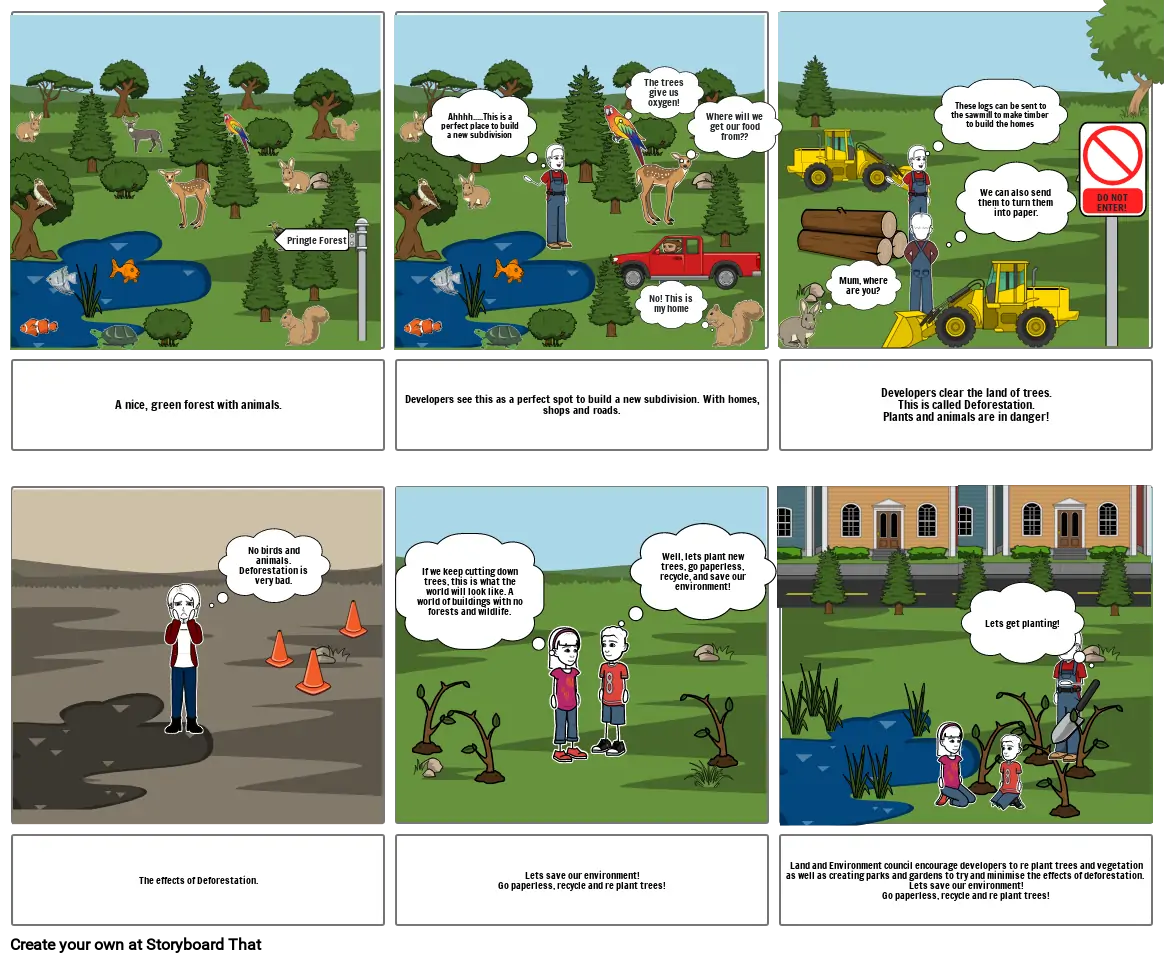 Deforestation Storyboard Project (S.S)