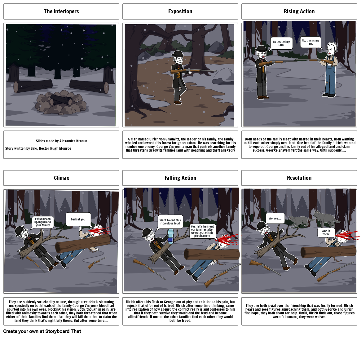 The Interlopers Storyboard by 4ec543a7