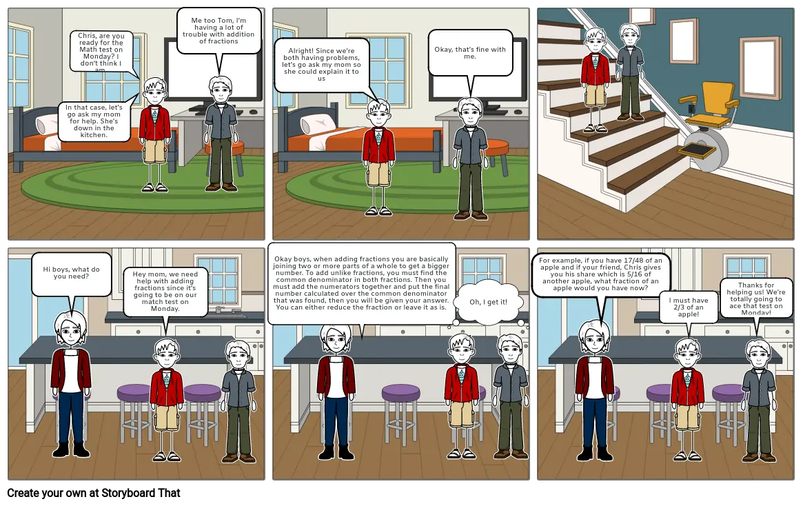 Math Comic Strip