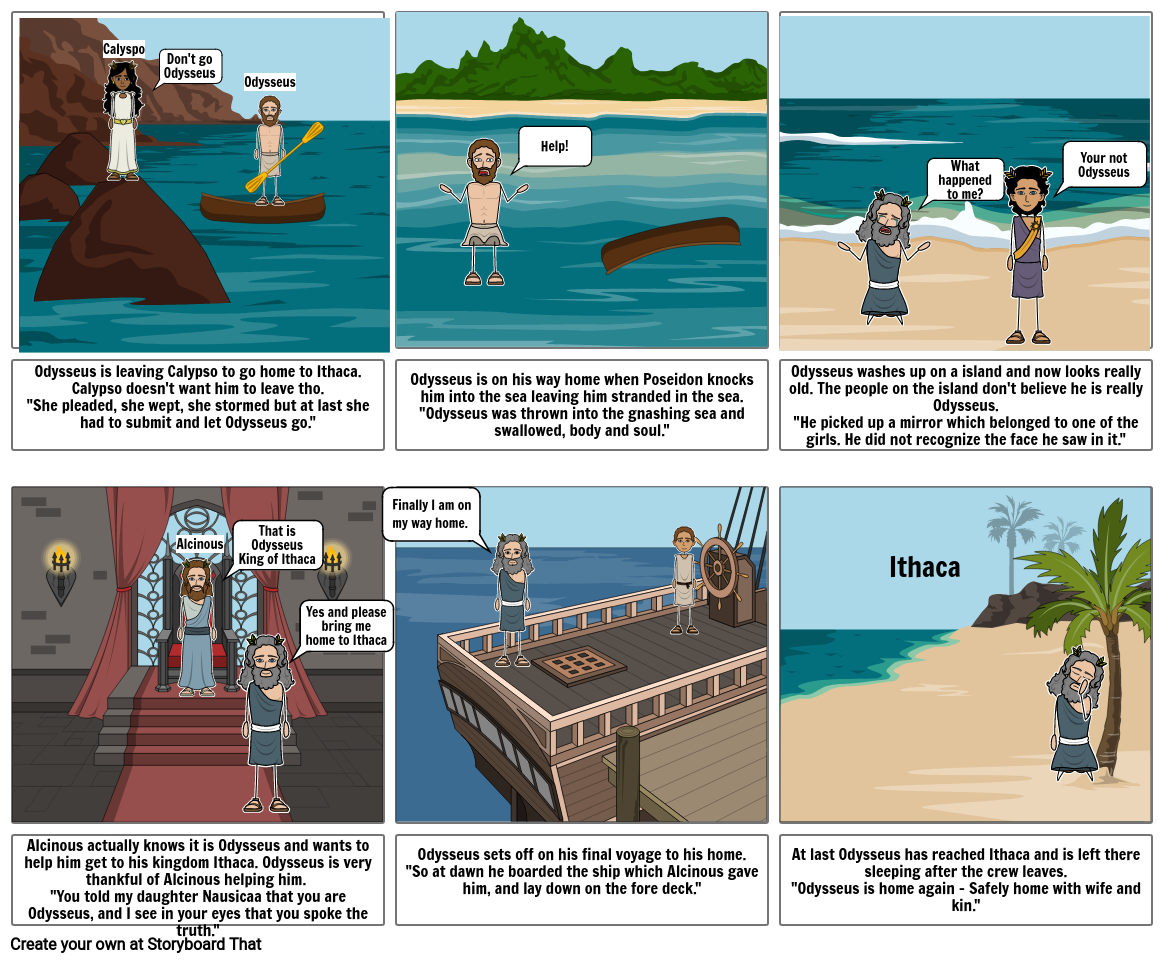 The odyssey Storyboard by 4f147d52