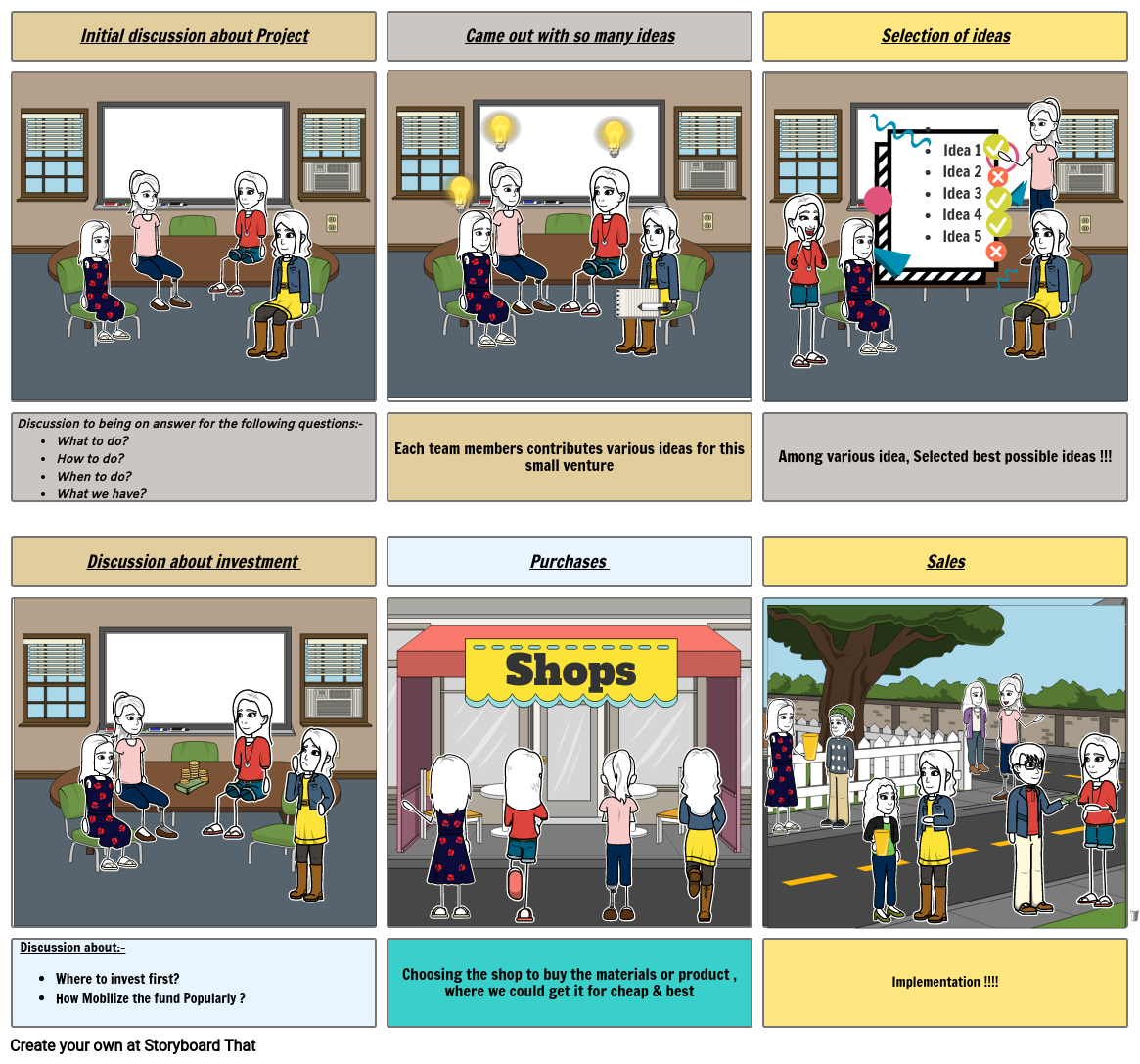 project1 Storyboard by 4f5871cb