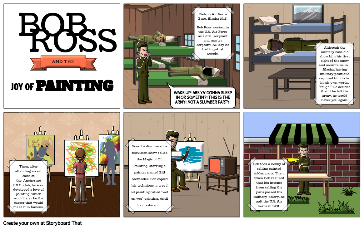 Bob Ross Storyboard par 4fc52918