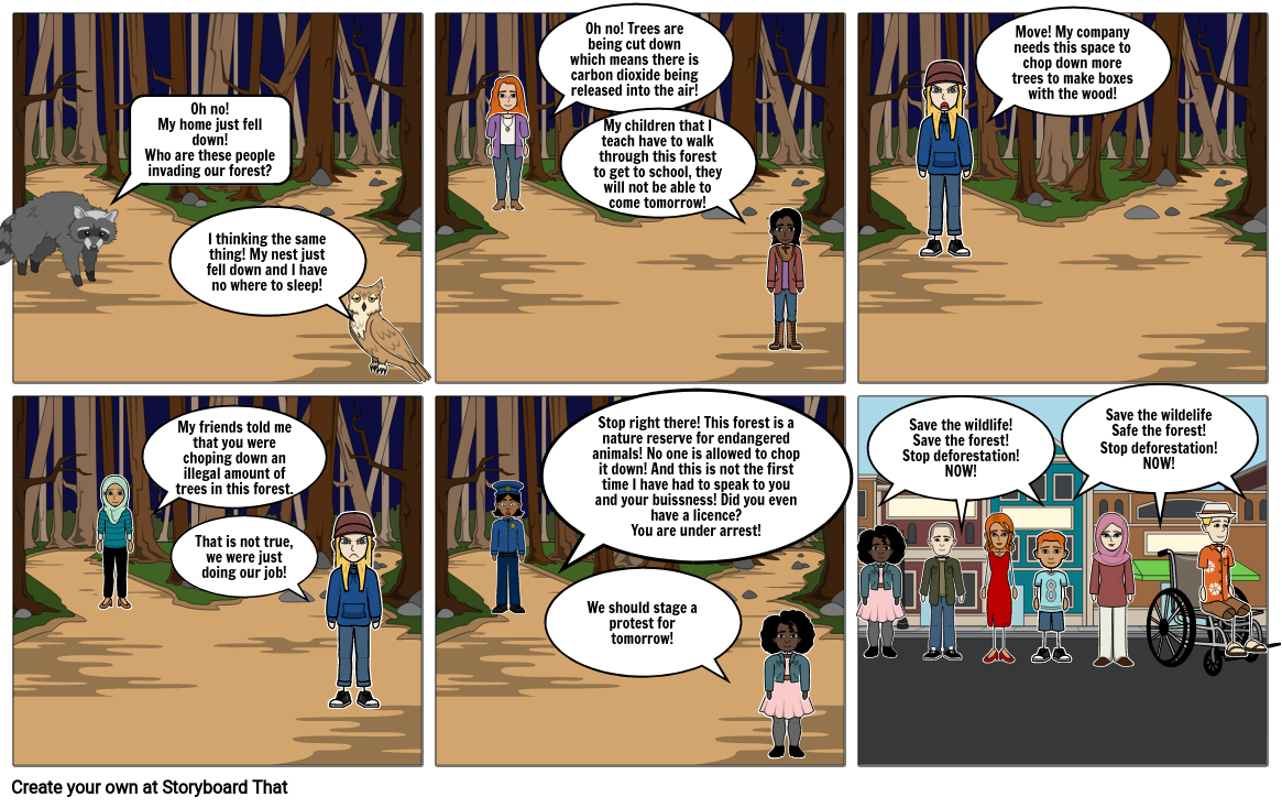 Science Digital Choice Board Comic Strip Storyboard