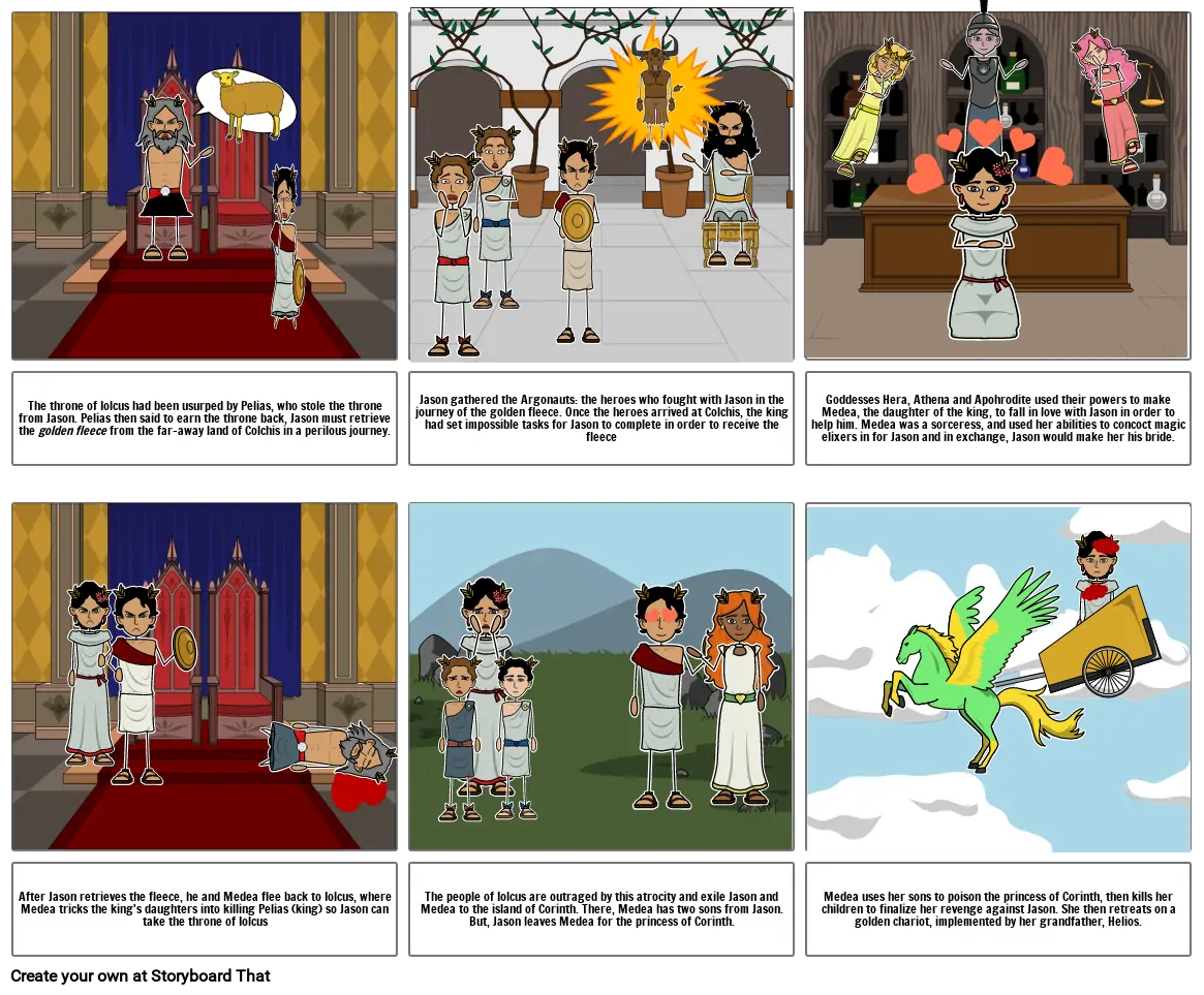 Jason & Medea Background Storyboard by 4fe0bdc3