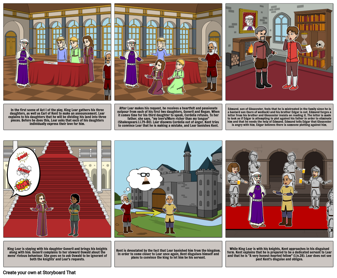 King Lear Storyboard por 5021e4d2
