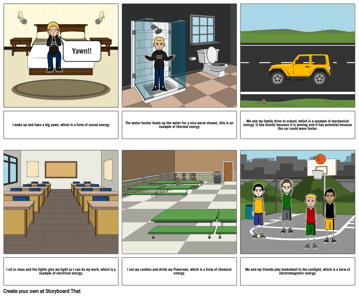 Forms of Energy Comic Strip