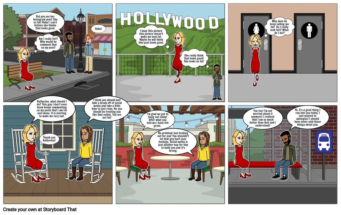 Online Awareness Comic Strip