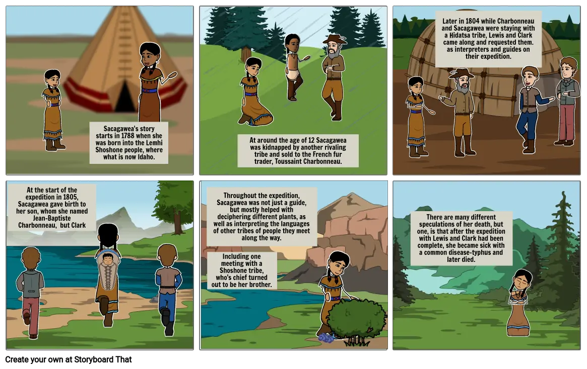 Sacagawea&#39;s Story- Kendall Stevens, February 3rd, 2021