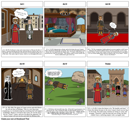 Julius Caesar Storyboard Project