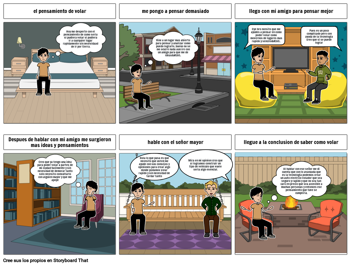 MIS IDEAS PARA VOLAR Storyboard par 516f55b8