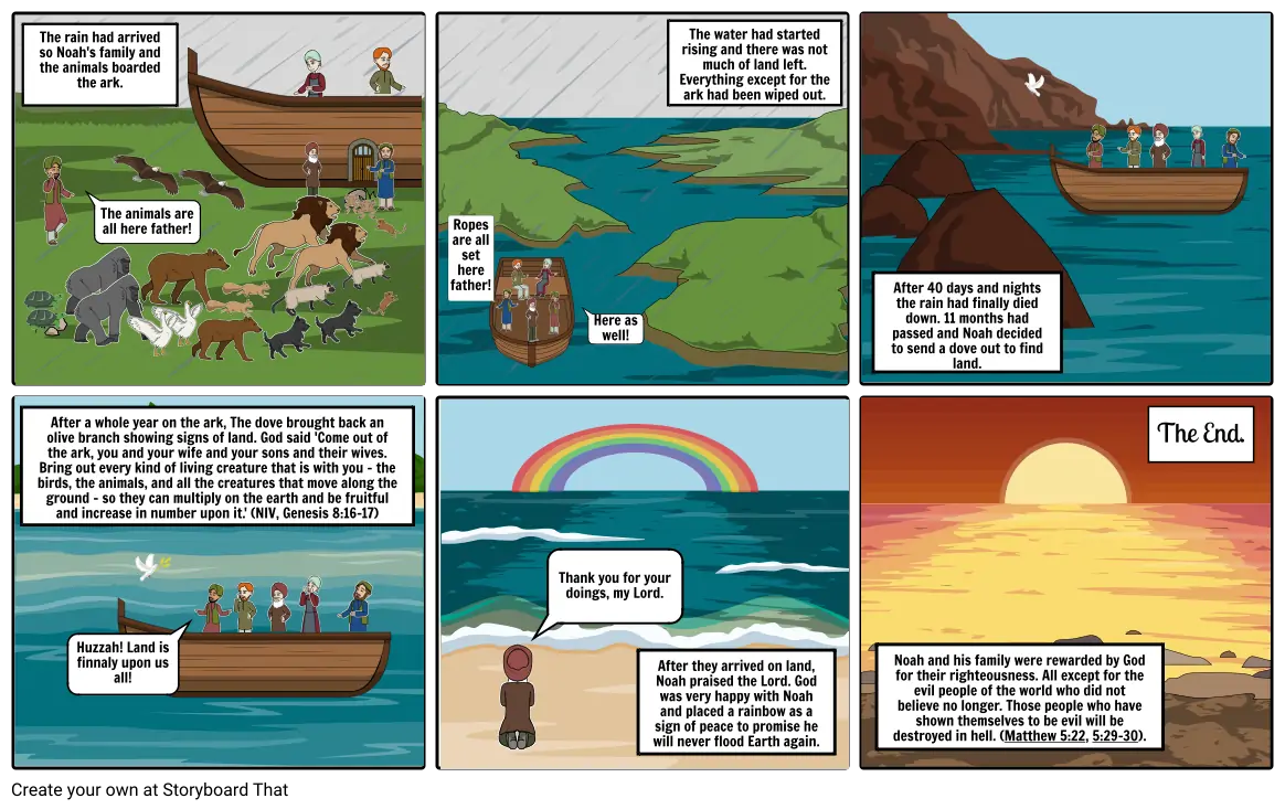 Noah's Ark 2 Storyboard Por 517c02b0