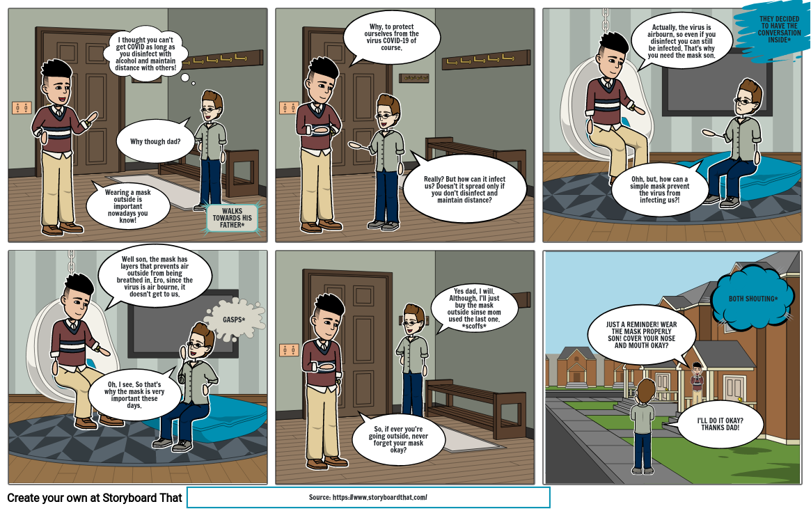 ORAL COMMUNICATION - COMIC STRIP Storyboard by 517db7c4