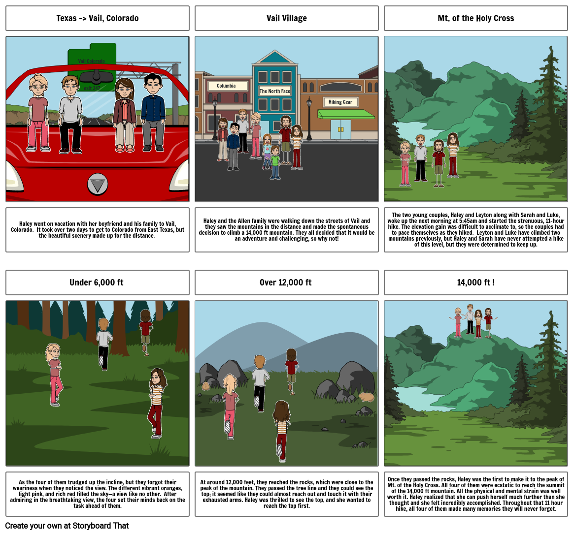 Mt. of the Holy Cross Storyboard par 51aabfd4