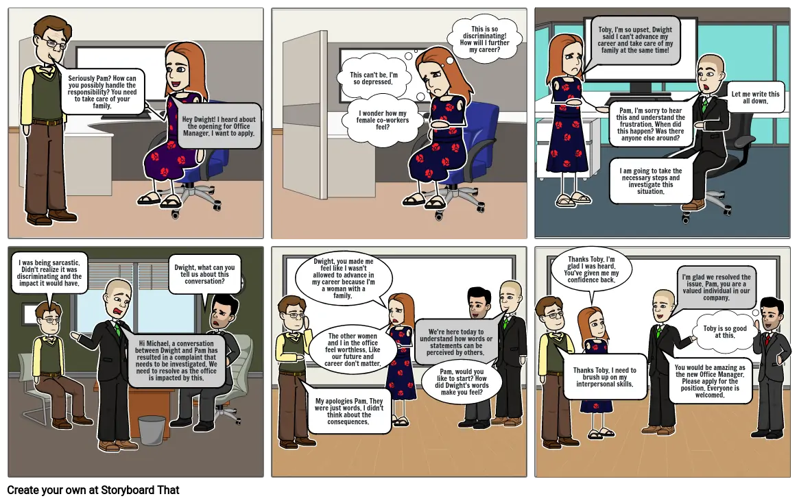 Conflict Management Storyboard Par 52086b2b