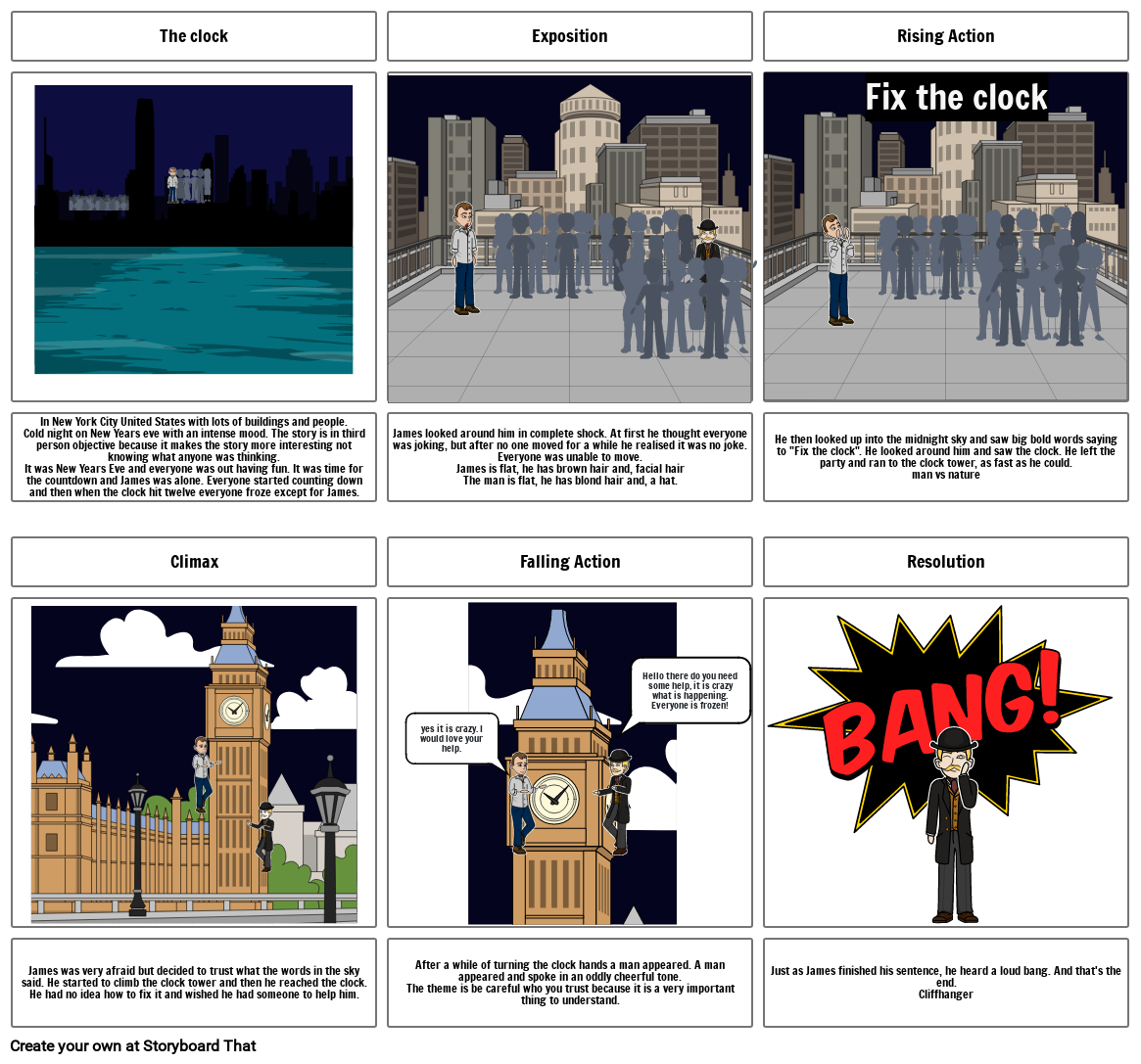 The clock Storyboard by 524eab99