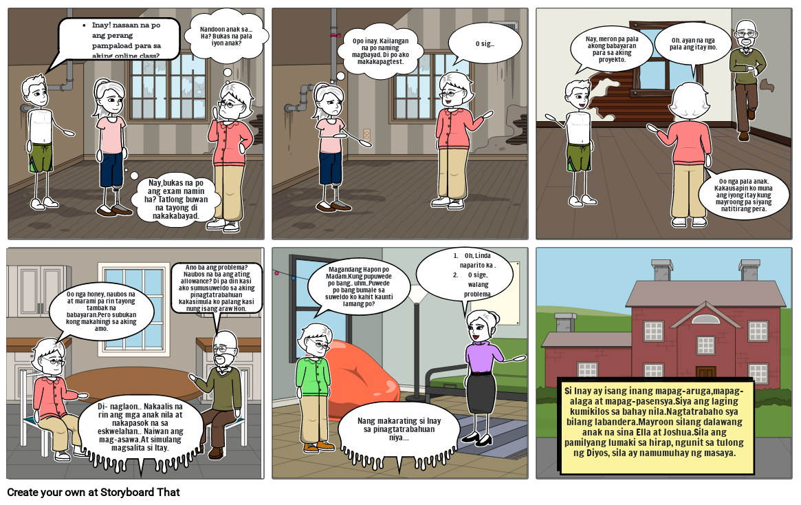 Isyung Panlipunan Storyboard by 52838020