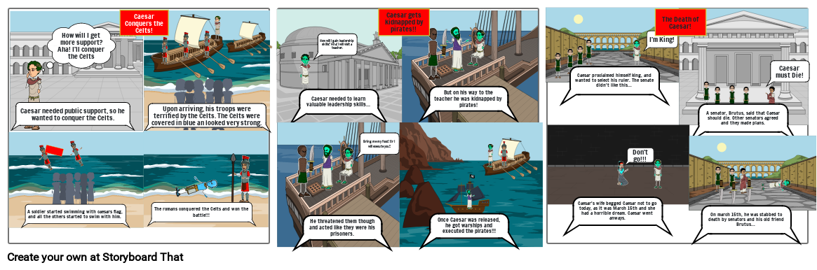 world history punic wars storyboard