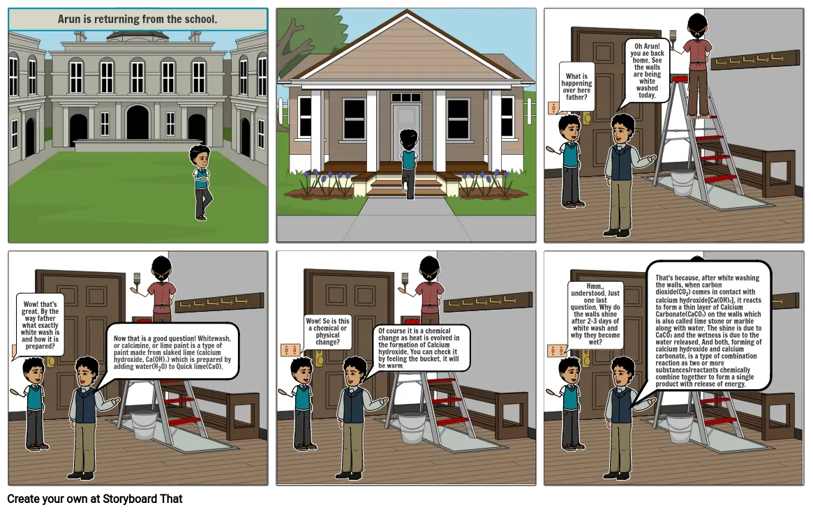 Chemistry - Story Board