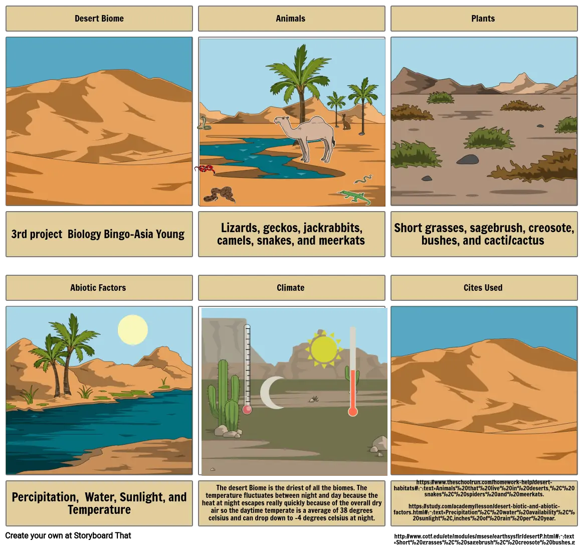 Desert Biome -Asia Young