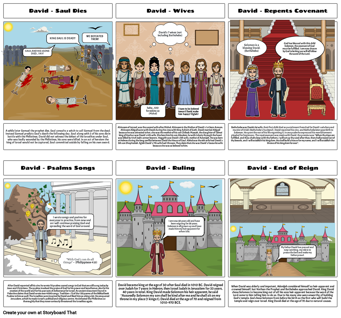 King David (2) Storyboard by 5340e2e4