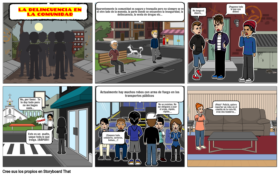 La Delincuencia Storyboard By 538cf7ed 0797