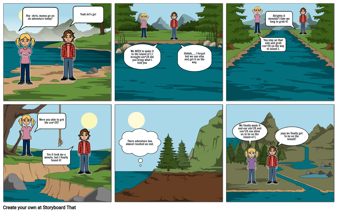 Comic Strip Project Storyboard by 543e91ab