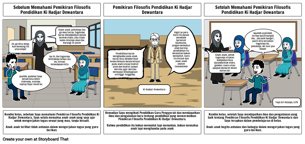 komik pemikiran KHD