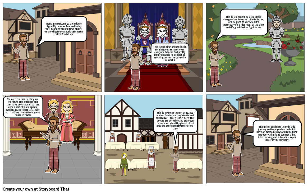 Feudalism Storyboard by 5483be69