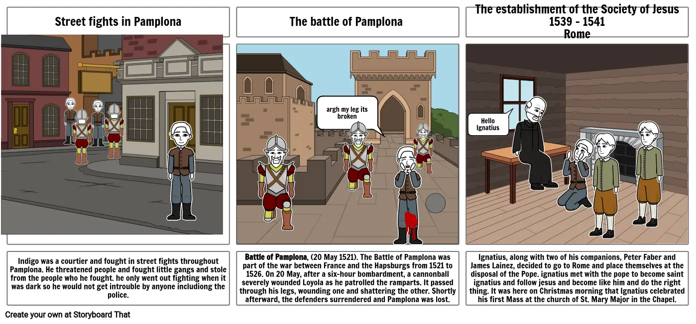 St Ignatius Comic