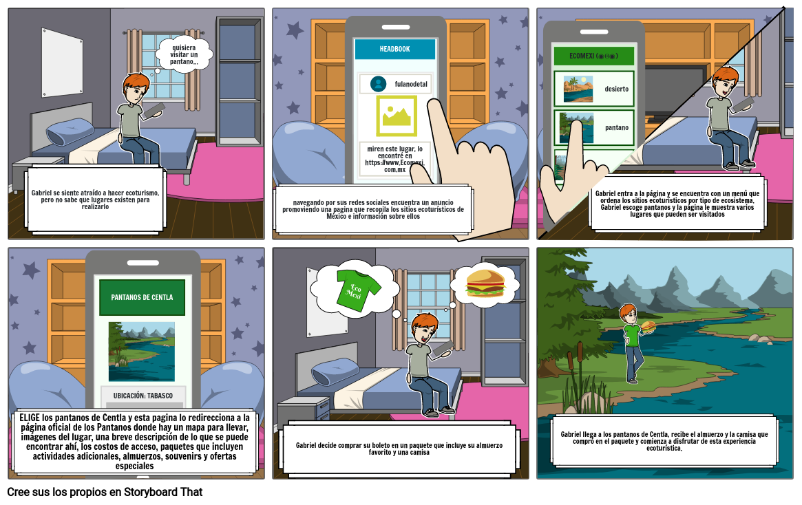 Storyboard de Ecoturismo