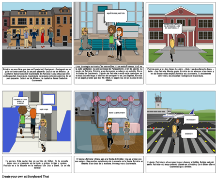 Patricia va a California StoryBoard