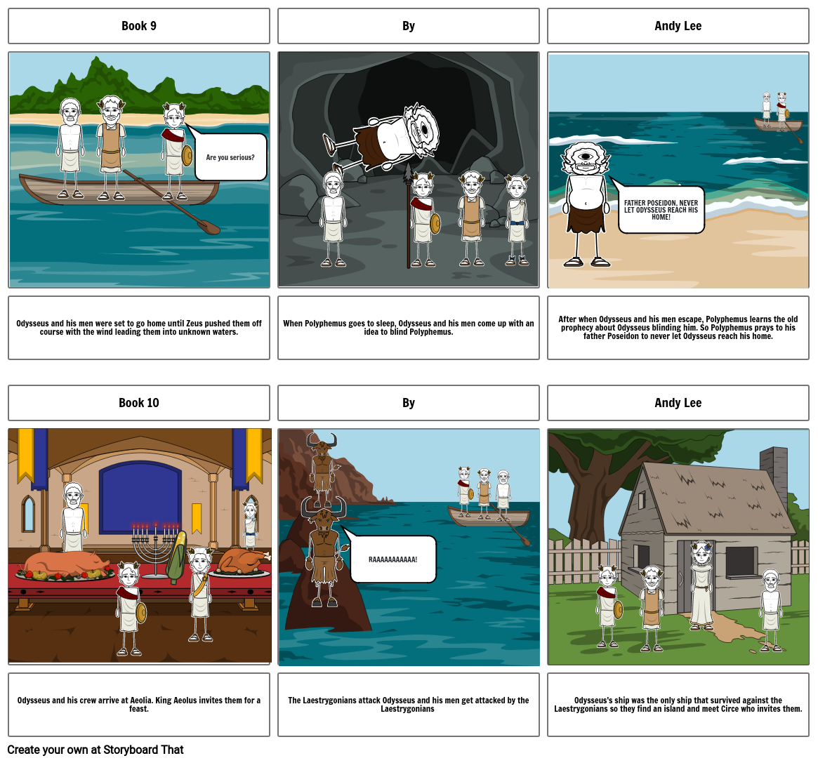 The Odyssey Storyboard by 55752660