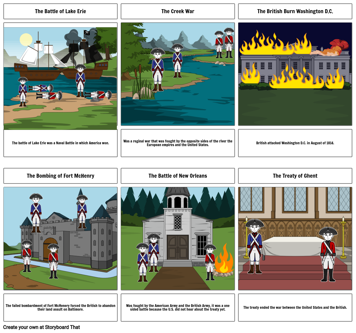 War Of 1812 Storyboard De 559f511d