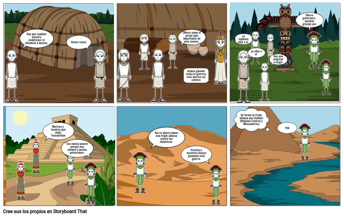 Reinos Indigenas Storyboard by 55bb018a