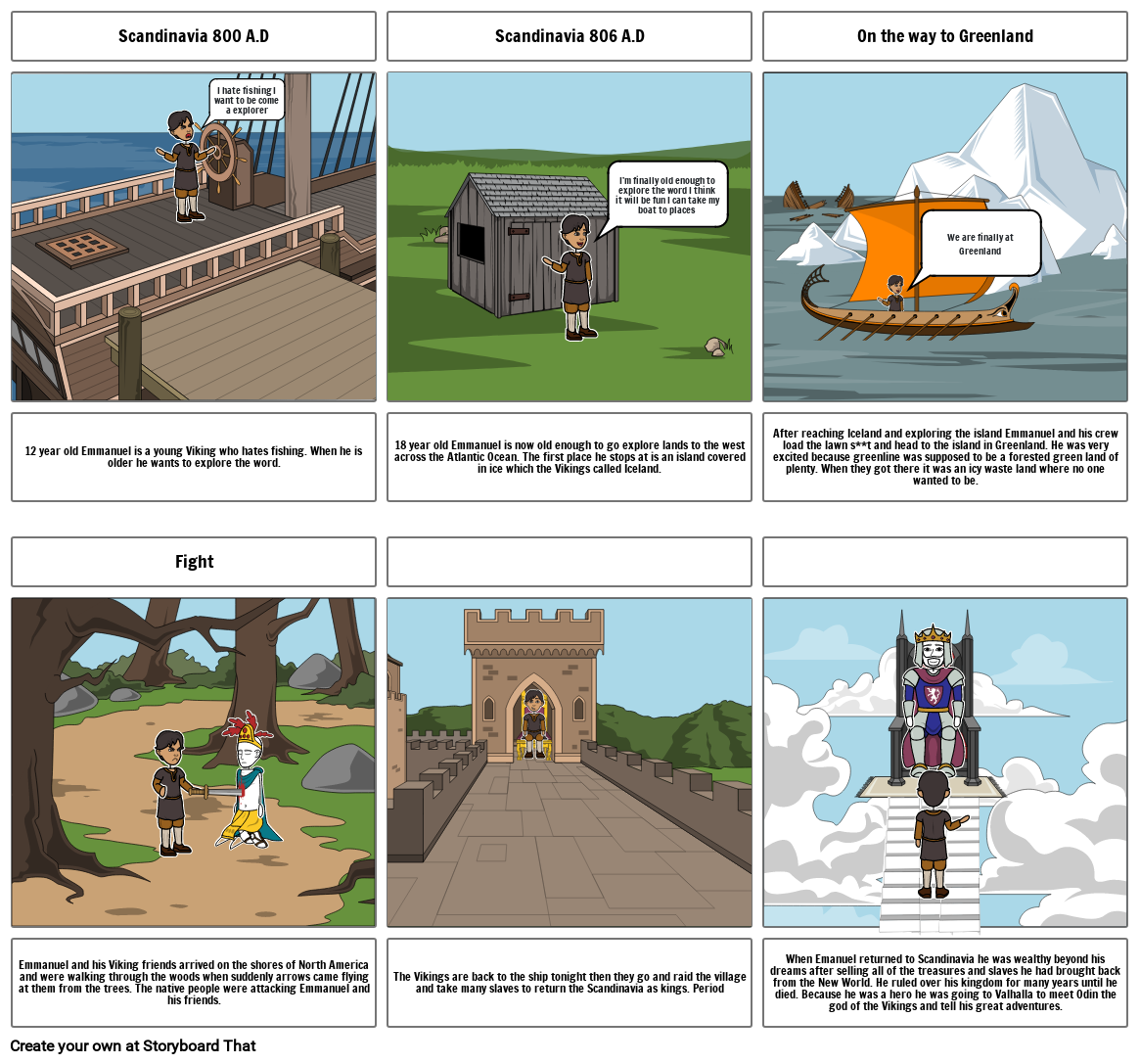 Viking Storyboard