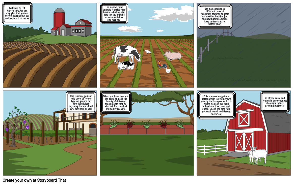 FFA Agriculture Storyboard by 55f5121b