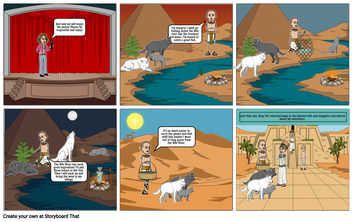 The Nile River Storyboard By 55fd9835