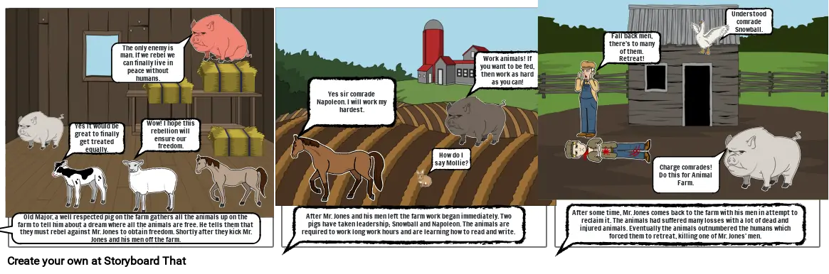 Animal Farm Storyboard