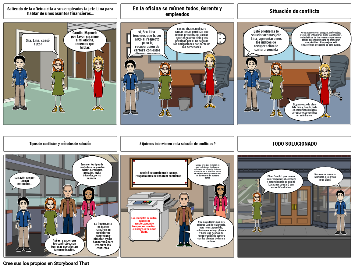 HISTORIETA SITUACIÓN DE CONFLICTO