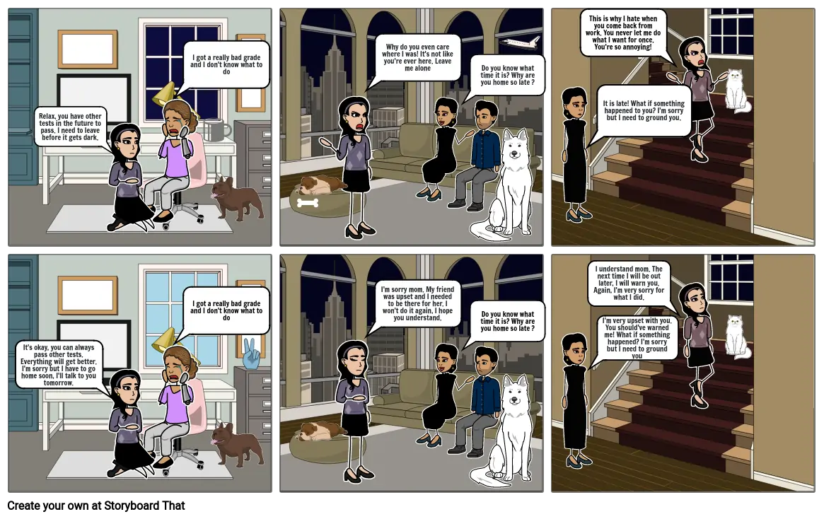 Conflict Resolution Storyboard Por 56ad9f3a