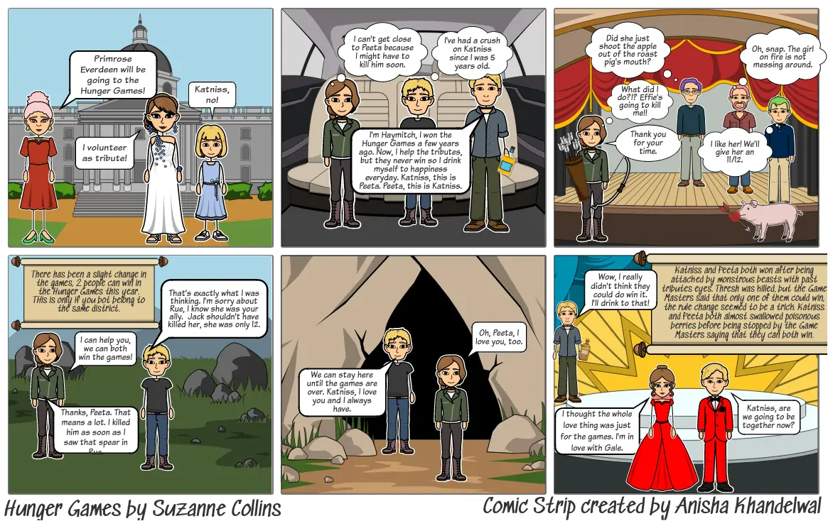 The Hunger Games - Comic Strip Edition