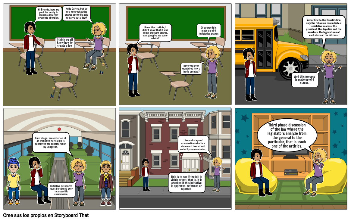 making a new law Storyboard por 56fbfe71