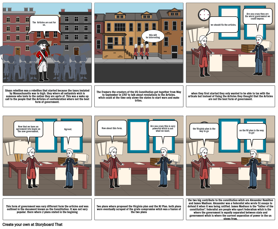 The constituion. Part 1 Storyboard por 5749f965