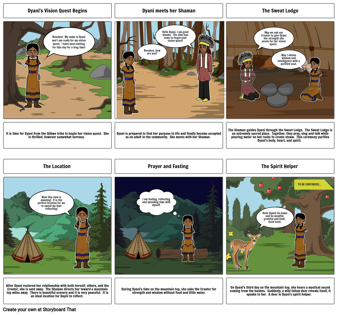 Vision Quest Storyboard by 5774de39