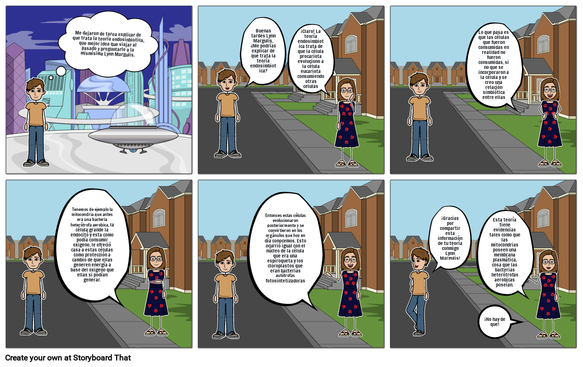 La Teoria Endosimbiotica Storyboard By 57aa9550 6168